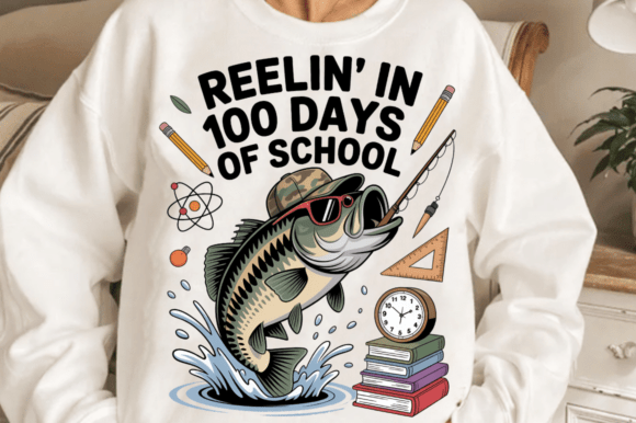 100 Days of School Celebration PNG Design