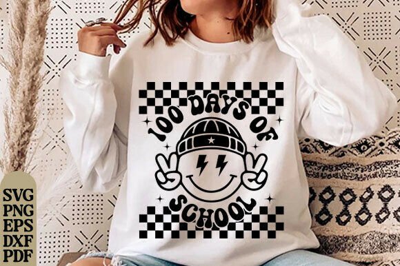 100 Days of School SVG PNG Teacher Shirt