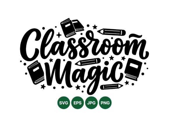 Classroom Magic School SVG Art: A Designer's Review