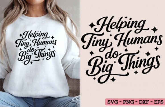Funny Teacher Helping Tiny Humans SVG Review