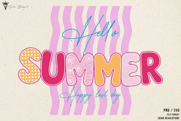 Hello Teacher Summer SVG PNG: A Bright Farewell