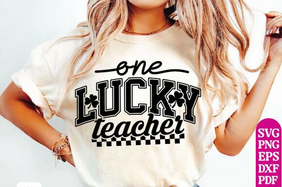 One Lucky Teacher SVG: A Versatile Embroidery Design