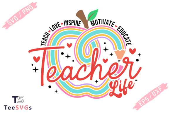 Retro Teacher Life SVG: A Versatile Embroidery Design