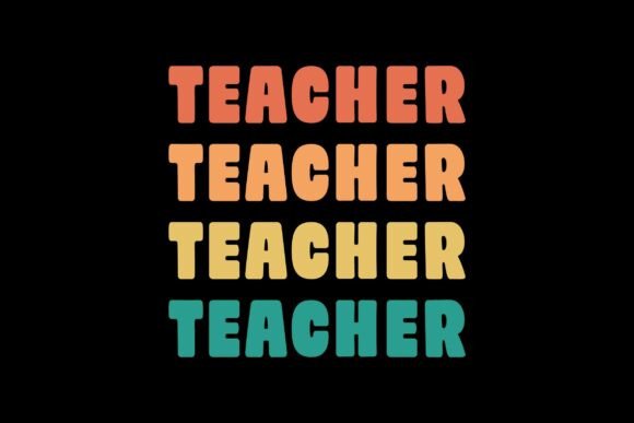 Retro Teacher Svg T-shirt Design Review