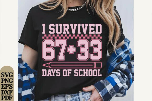 Review: I Survived 67 33 Days of SchooL Svg