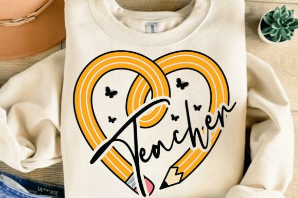 Reviewing Pencil Heart Teacher SVG for Embroidery