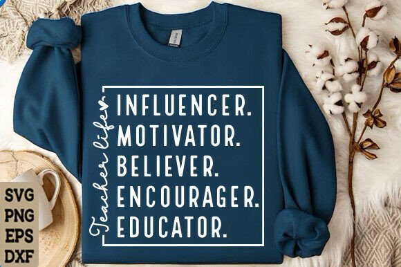 Teacher Life SVG: A Versatile Design for Educators
