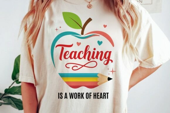 Teacher Svg: A Heartfelt Embroidery Design