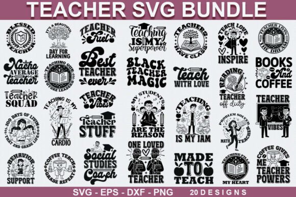 Teacher Svg Bundle: A Versatile Design for Educators