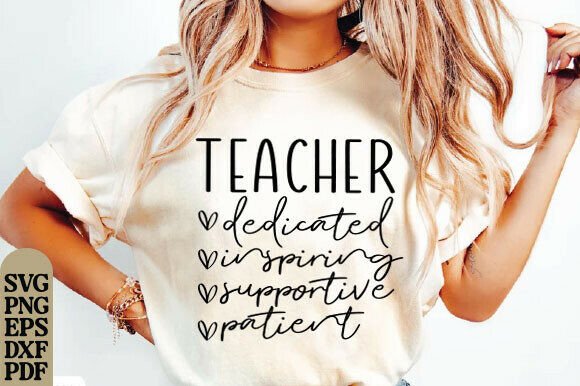 Teacher SVG PNG for Appreciation Gifts