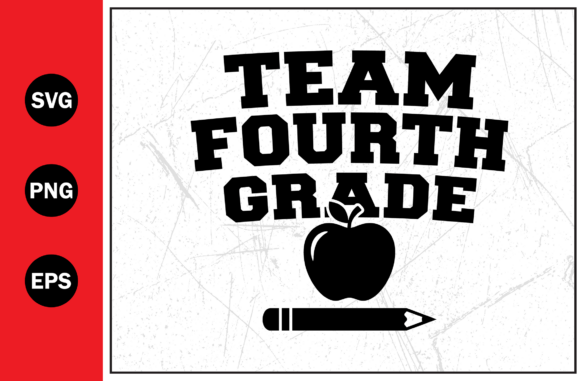 Team Fourth Grade School Student Svg Png