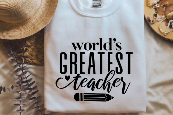World’s Greatest Teacher SVG PNG for Embroidery